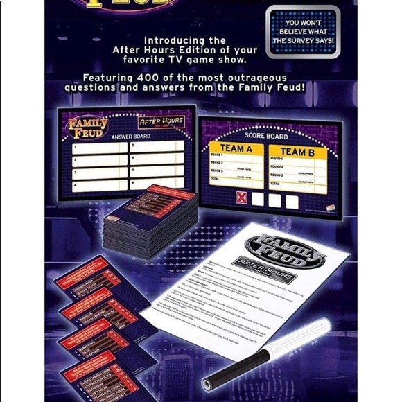 NWT never played Family Feud Game ADULT edition! - Picture 2 of 7